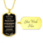 Necklace Gift To My Son - Dog Tag
