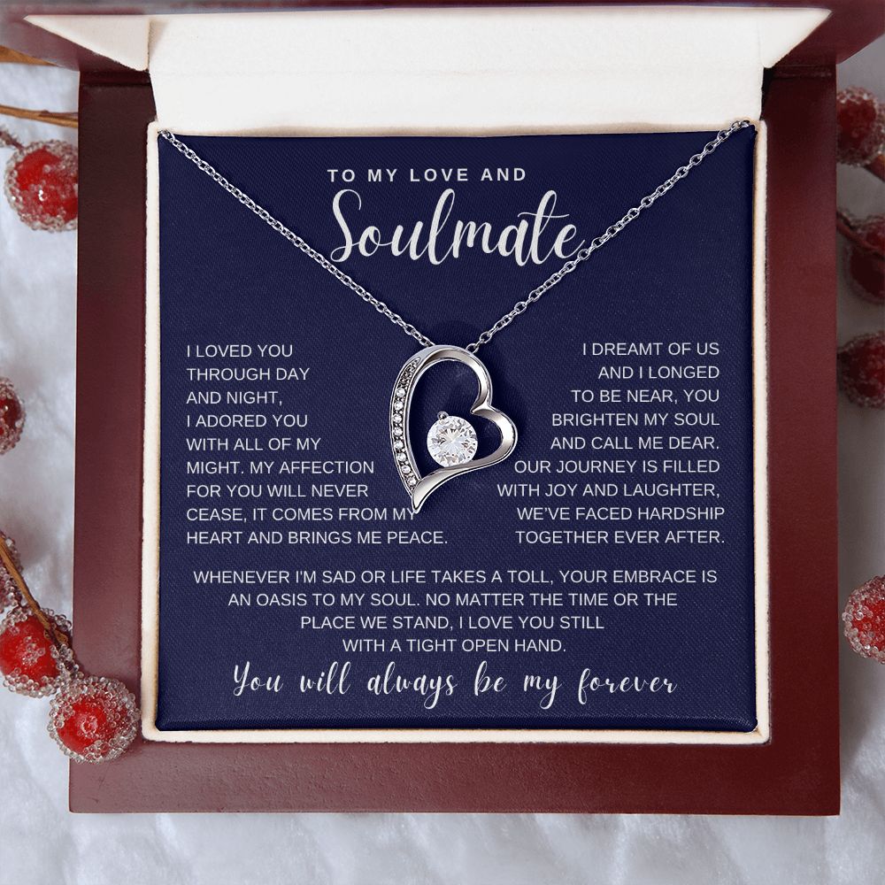 Gift To My Love and Soulmate | Forever Love Necklace