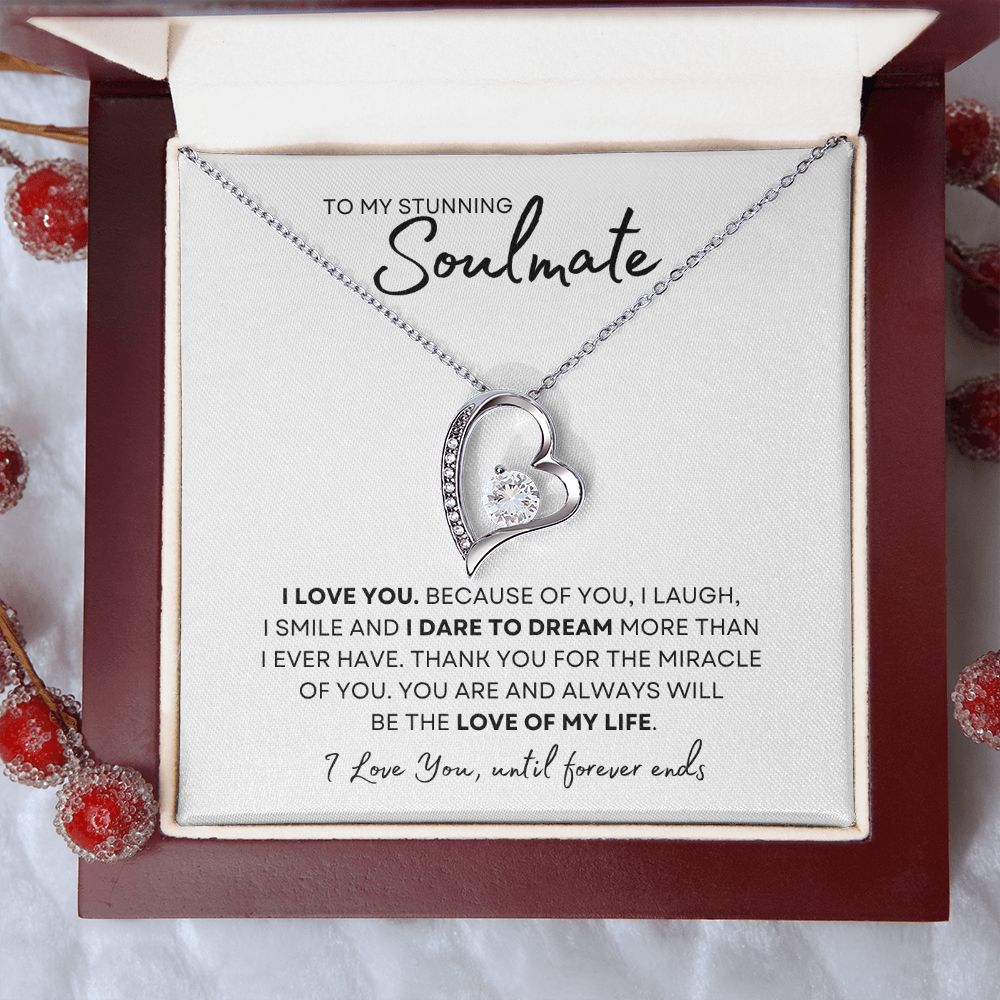 Gift to my Stunning Soulmate | Forever Love Necklace