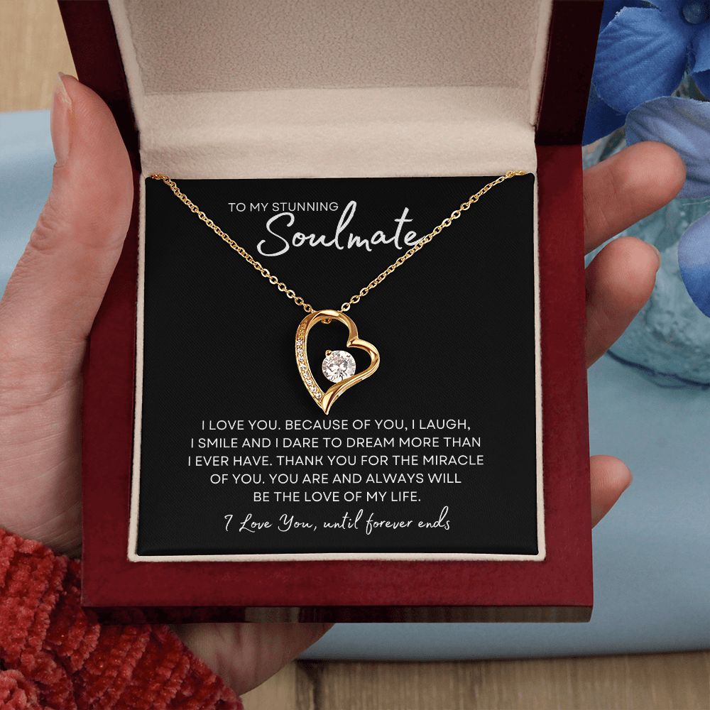 Gift To My Stunning Soulmate | Forever Love Necklace