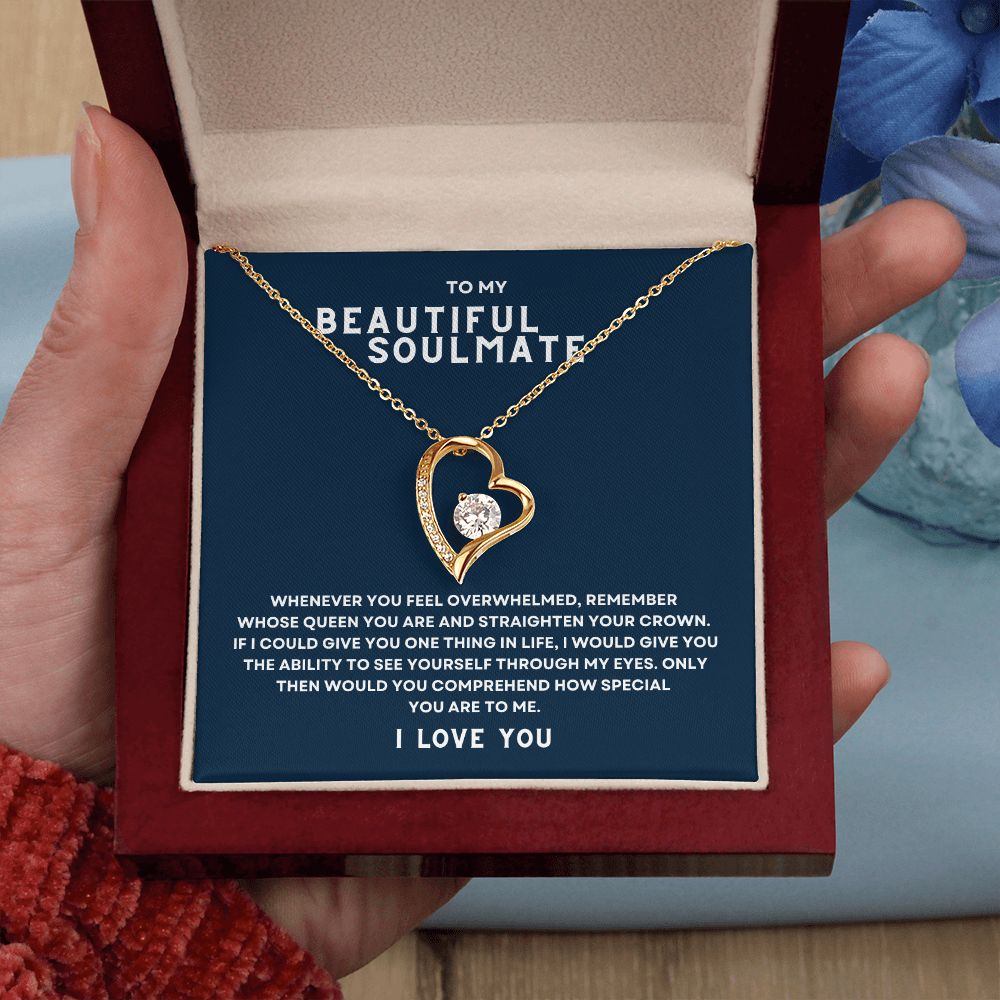 Gift to My Beautiful Soulmate | Forever Love Necklace