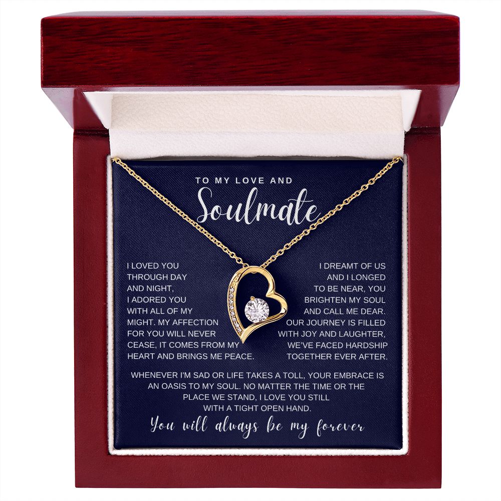 Gift To My Love and Soulmate | Forever Love Necklace