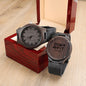 Gift to Son - Don't Quit - Wooden Watch