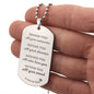 Class of 2023 Graduation Military Dog Tag - Within You All You Need