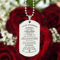 Gift To my Grandson | Engraved Dog Tag