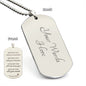 Class of 2023 Graduation Military Dog Tag - Within You All You Need