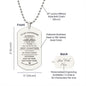 Gift To my Grandson | Engraved Dog Tag