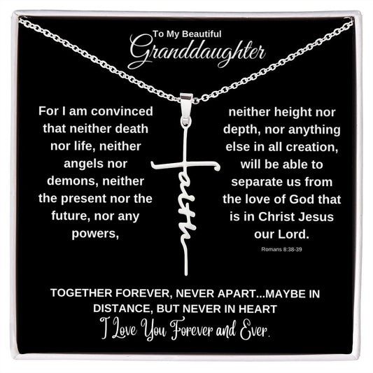 Gift to my Granddaughter | Faith Necklace