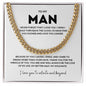 Cuban Chain Necklace for Him - Never Forget That I Love You