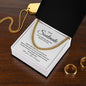 Valentines Soulmate_white Cuban Chain Necklace for Him