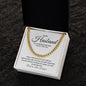 Valentines Husband - white Cuban Chain Necklace for Him