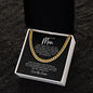 Cuban Chain Necklace To My Man - When I Simply Say I Love You