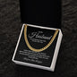 Valentines Husband Cuban Chain Necklace for Him