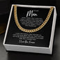Cuban Chain Necklace To My Man - When I Simply Say I Love You