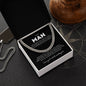 Cuban Chain Necklace for Him - Never forget that I Love You