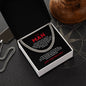 Cuban Chain Necklace To My Man - When I simply say I Love You