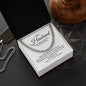 Valentines Husband - white Cuban Chain Necklace for Him