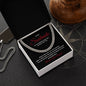 Valentines Soulmate_red Cuban Chain Necklace for Him