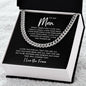 Cuban Chain Necklace To My Man - When I Simply Say I Love You