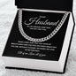 Valentines Husband Cuban Chain Necklace for Him