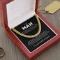 Cuban Chain Necklace for Him - Never forget that I Love You