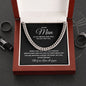 Cuban Chain Necklace To My Man - All my dreams came true