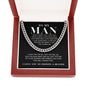 Cuban Chain Necklace - When I simply say I Love You