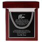 Cuban Chain Necklace To My Man - When I Simply Say I Love You