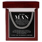 Cuban Chain Necklace - When I simply say I Love You