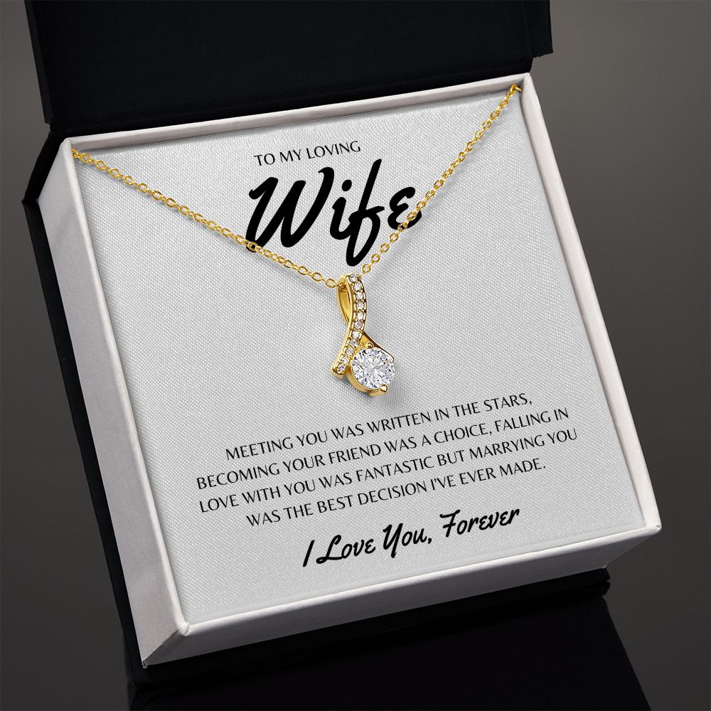 Gift To My Loving Wife | Alluring Beauty Necklace