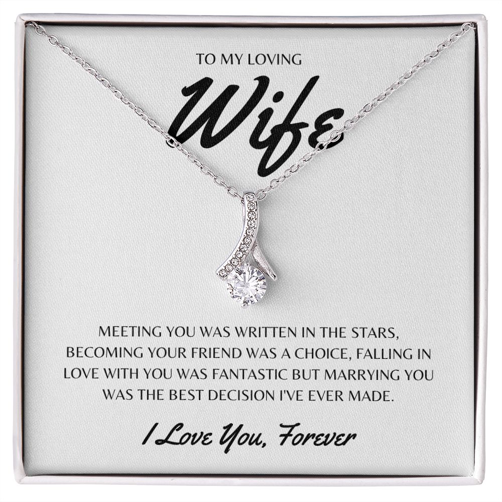 Gift To My Loving Wife | Alluring Beauty Necklace