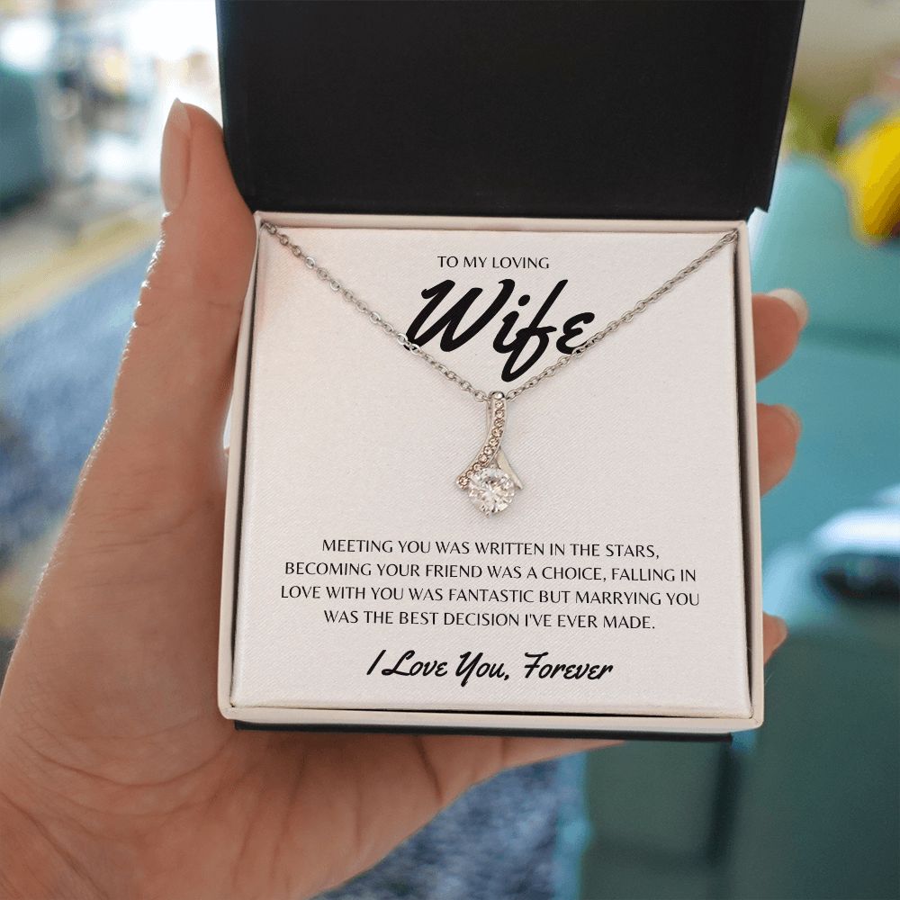Gift To My Loving Wife | Alluring Beauty Necklace