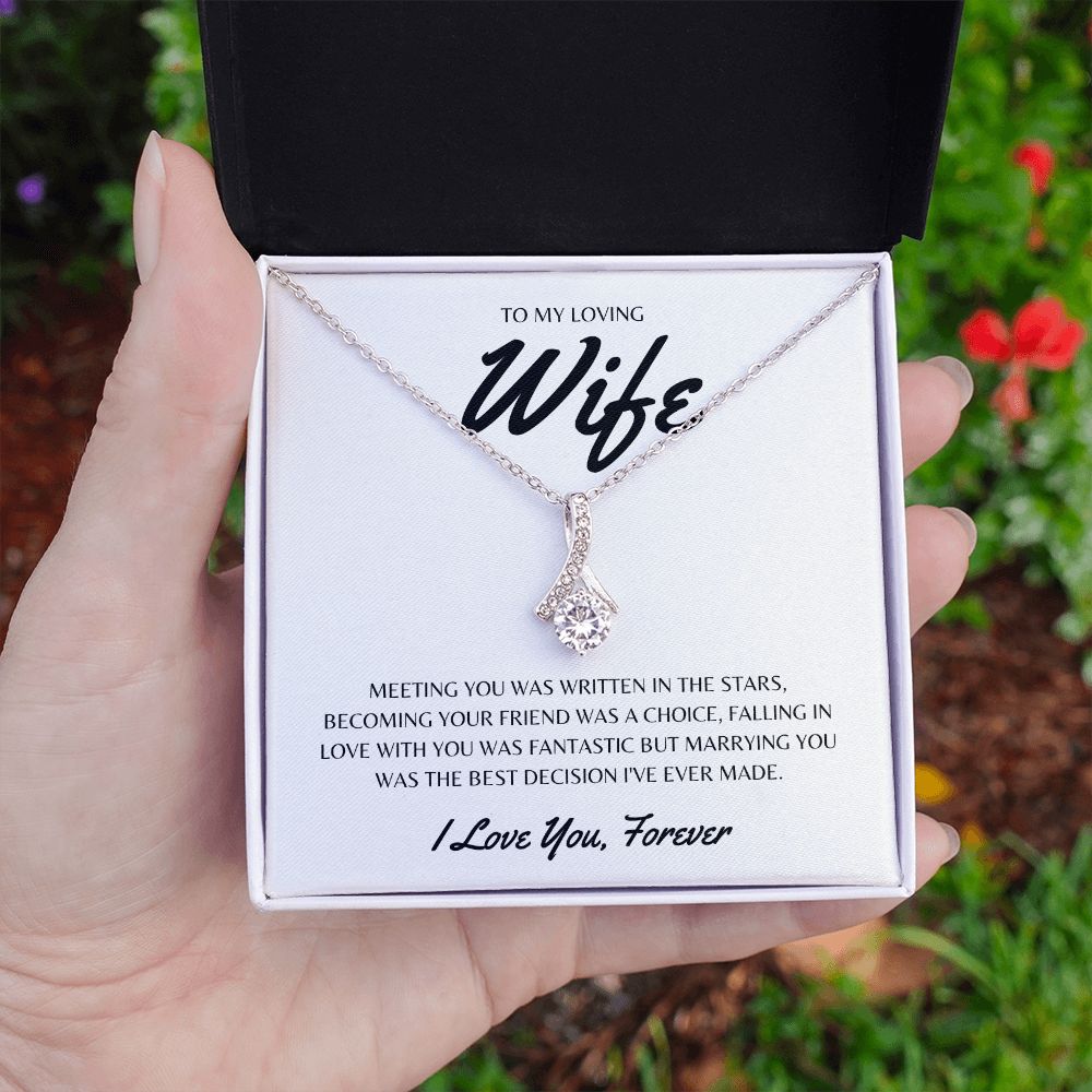Gift To My Loving Wife | Alluring Beauty Necklace