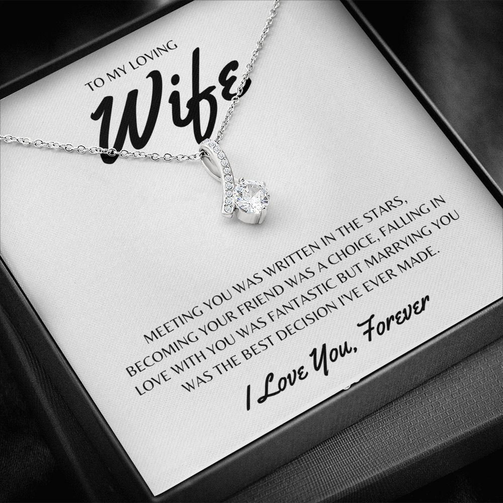Gift To My Loving Wife | Alluring Beauty Necklace