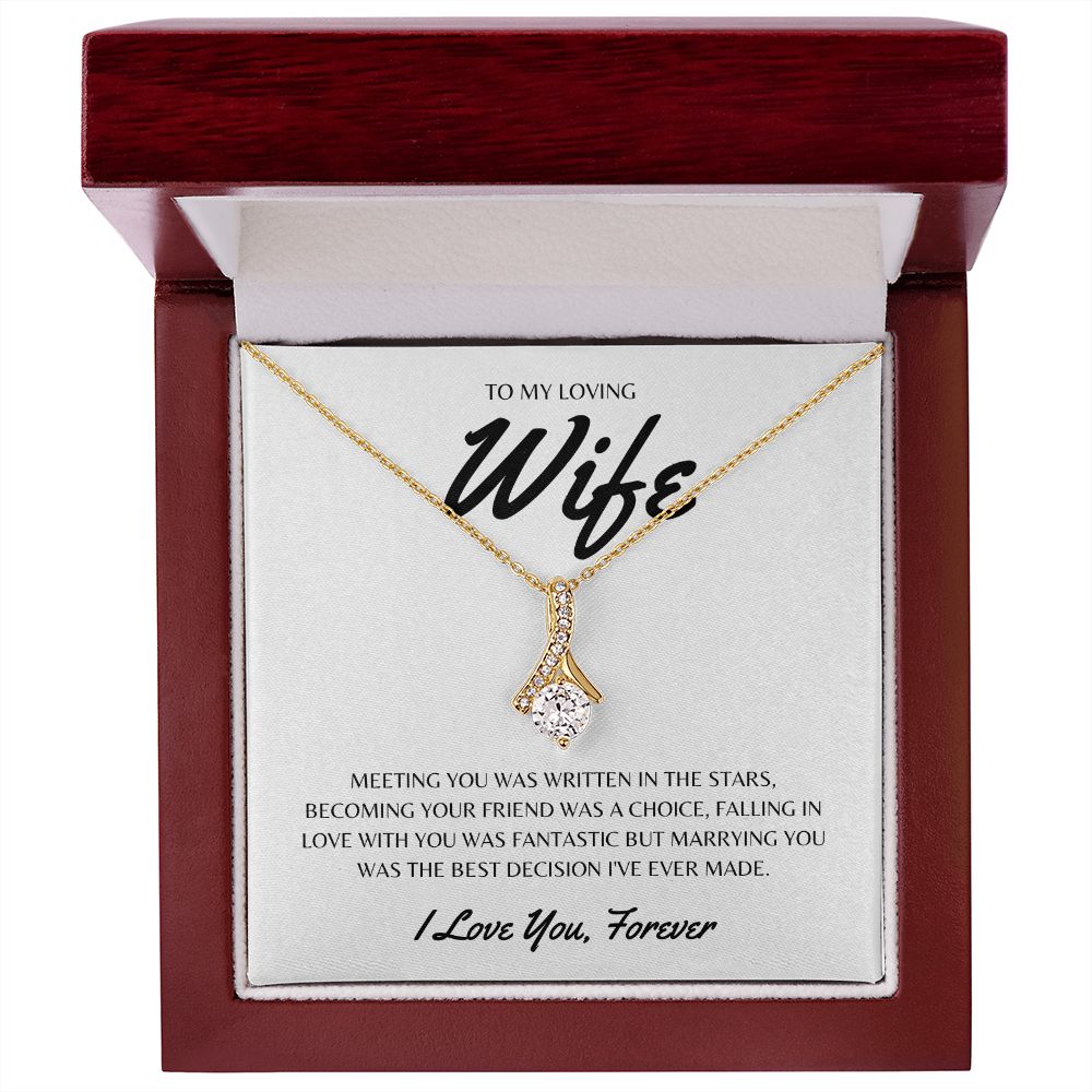 Gift To My Loving Wife | Alluring Beauty Necklace