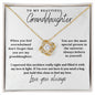 Gift To My Beautiful Granddaughter | Love Knot Necklace