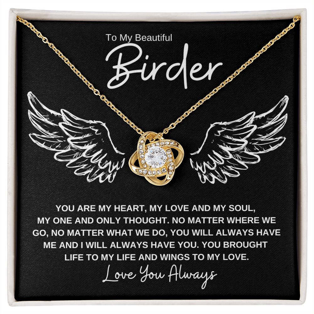 Gift To My Beautiful Birder | Wings | Necklace | LK