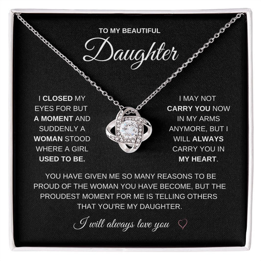 Gift for Daughter | Love Knot Necklace