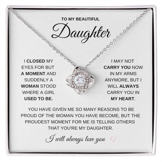Gift for Daughter | Love Knot Necklace