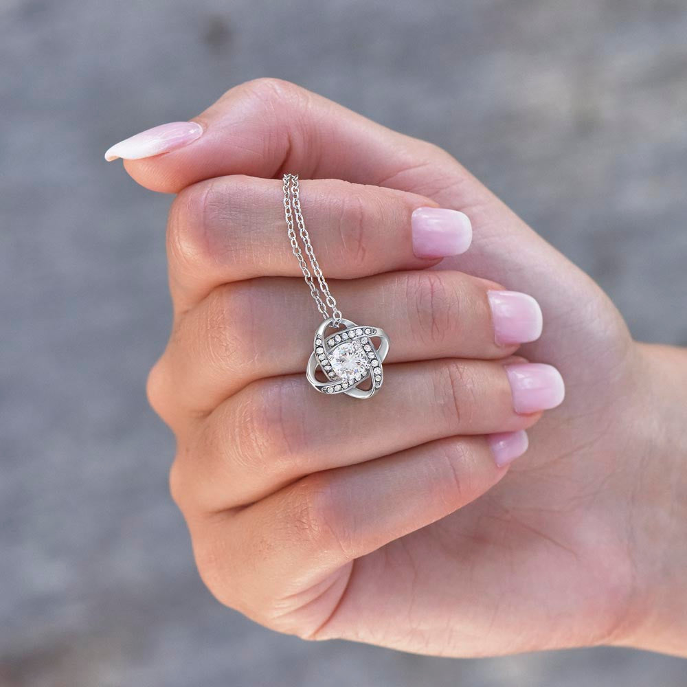 Gift To My Smokin' Hot Soulmate | Love Knot Necklace