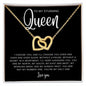 Necklace to My Queen | I Choose You | Interlocking Hearts