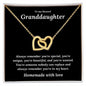 Gift for Granddaughter | Interlocking Hearts Necklace