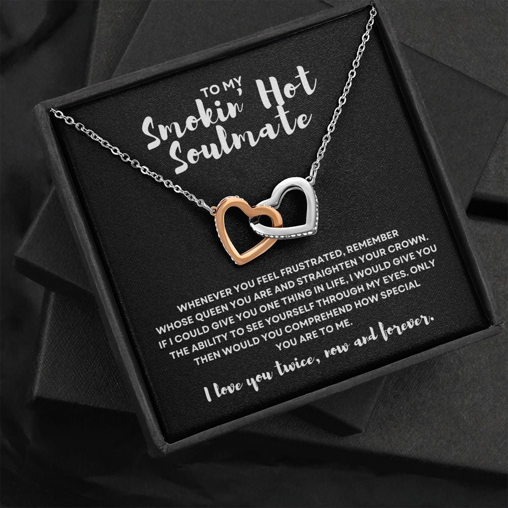 Gift to My Smokin' Hot Soulmate | Interlocking Hearts