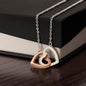 Gift for Daughter - What a joy - Interlocking Hearts