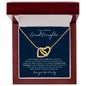 Gift To My Gorgeous Granddaughter | Interlocking Hearts Necklace