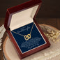 Gift To My Gorgeous Granddaughter | Interlocking Hearts Necklace