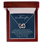 Gift To My Gorgeous Granddaughter | Interlocking Hearts Necklace
