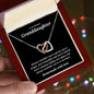 Gift for Granddaughter | Interlocking Hearts Necklace