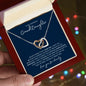 Gift To My Gorgeous Granddaughter | Interlocking Hearts Necklace
