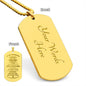 Gift To my Grandson | Engraved Dog Tag